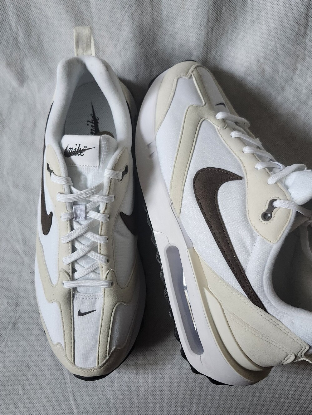 Nike Women's Air Max Dawn in the Phantom Baroque Brown Size 12
